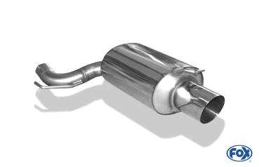 Endschalldämpfer Durchmesser 70mm - 1x129 Typ 14 passend für: Mitsubishi Lancer Evolution VIII
